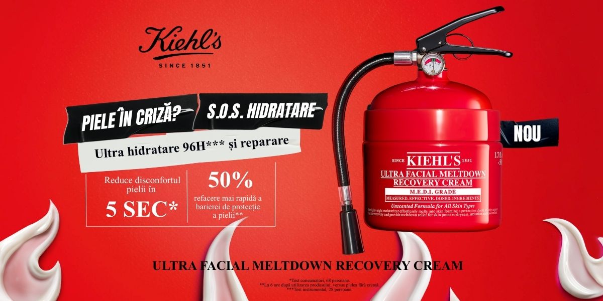 kiehls cosmetice premium banner